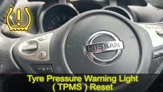 2014 NISSAN JUKE tyre pressure warning reset Nissan Juke Tire Pressure
