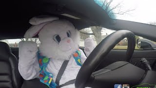 Easter Bunny SLAMS GEARS in 600hp Corvette Z06! - YouTube