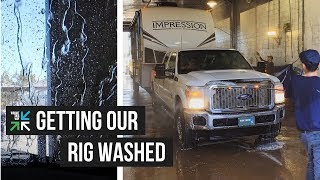 Our First Visit to a Blue Beacon Truck Wash!