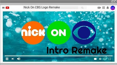 Nick On CBS Intro Remake