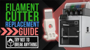 How to replace the Filament Cutter on the Bambulab X1 Carbon