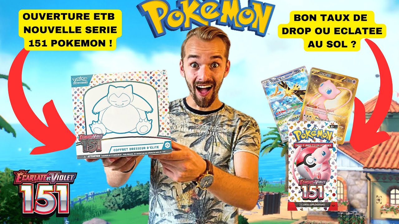 OUVERTURE ETB 151 POKEMON JUSTE INCROYABLE CETTE SERIE ! BON TAUX