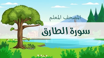المصحف المعلم، محمد صديق المنشاوي  رحمه الله ، سورة الطارق، مكررة ثلاث مرات