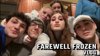 closing night of frozen (last high school musical ever?!?)