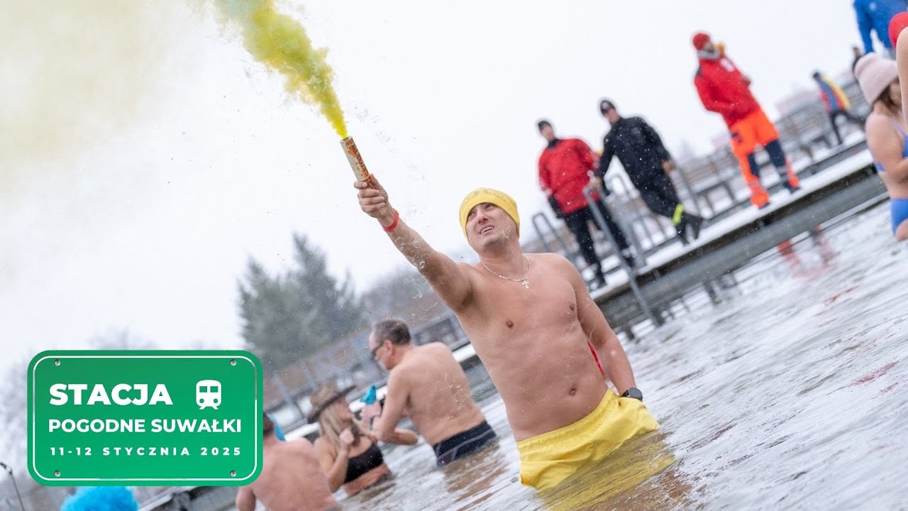 Ogólnopolski Zlot Morsów na Polskim Biegunie Zimna - Suwałki z lotu ptaka 2025