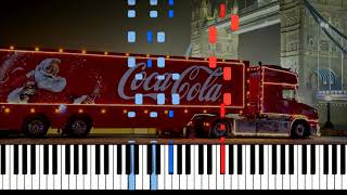 Coca Cola   Theme Song Piano synthesia screenshot 2