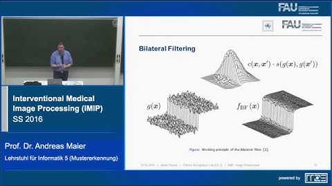 Interventional Medical Image Processing (IMIP 2016) - Lecture 6