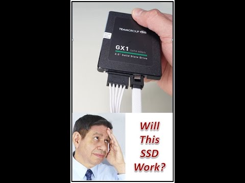 Правильное подключение 2,5-дюймового SSD к блоку питания и материнской плате ПК #Shorts