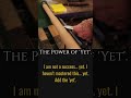 The Secret Shift of the Elite | Power of Yet #growthmindset #shorts
