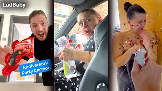 Surprising Mum with Anniversary Party Cannons 🤣🎉 by LadBaby 48,913 views 10 days ago 3 minutes, 24 seconds