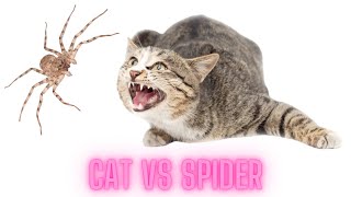 cat vs spider