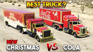 GTA 5 ONLINE : CHRISTMAS TRUCK VS COLA TRUCK (WHICH IS BEST?)