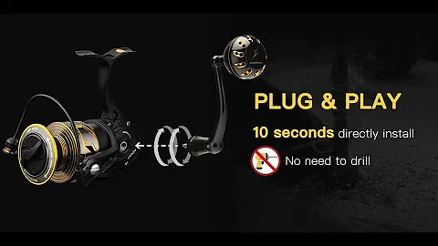 Gomexus Plug and Play Handle for Penn Spinning reels#saltwaterfishing #saltlife #castingfishing