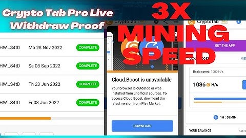 Increase Mining Speed Cryptotab Browser 3x | 3x Speed Btc Mining