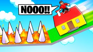 SURVIVE THE SLIDING TUMBLING HOUSE OF DANGER IN ROBLOX