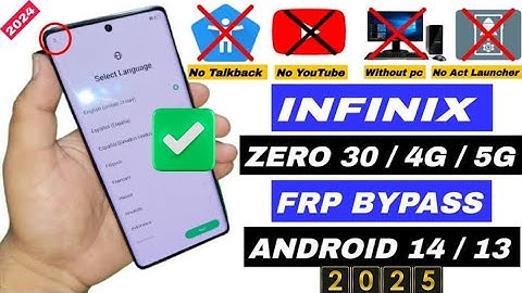 Infinix Zero 30 Frp Bypass || Android 13 x6731 Google Account Bypass || Without Pc 2025
