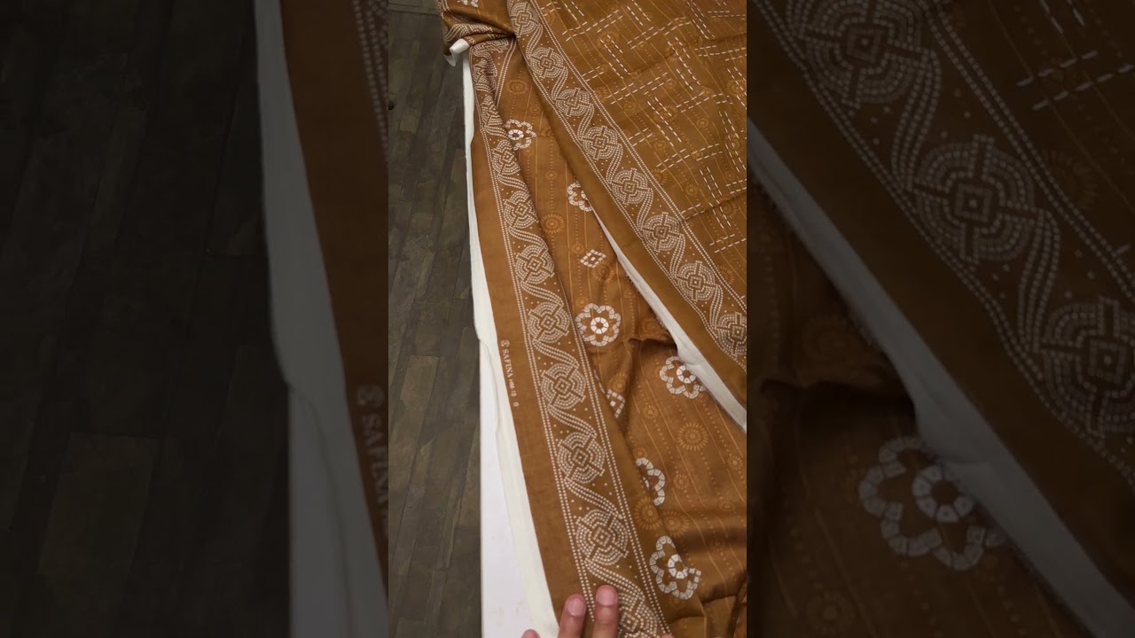 SA34 - Safina Unstitched Printed Lawn 3P