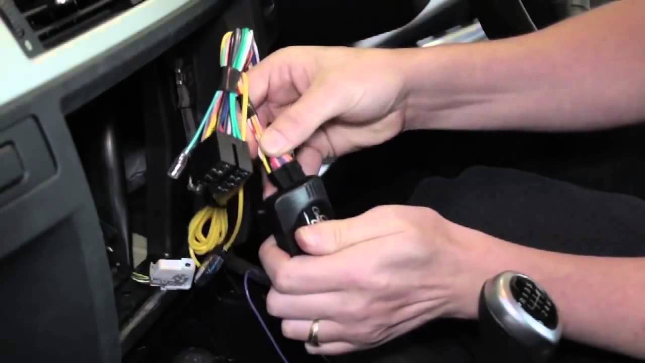 Bmw Series 3 E90 Double Din Integration Kit Installation ... saab cd changer wiring diagram 