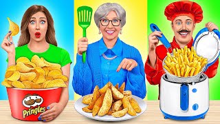 Provocare De Gătit: Eu vs. Bunica | Bătălia Epică a Alimentelor Multi DO Challenge