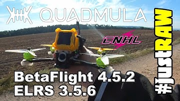 Quadmula Siren F5 mit BetaFlight 4.5.2 Supafly Preset und ELRS 3.5.6 #justRAW
