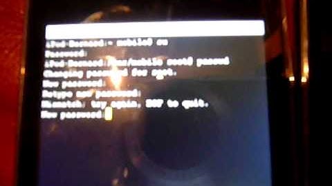 how to change your iphone root/ssh password.