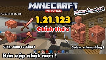 🔥Cách Tải Minecraft PE 1.21.123 Chính Thức Patch Cực Mới | YUKI Comeback 