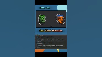 card animation #shortsfeed #html #css #trending