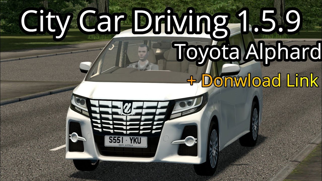 Toyota city car driving Toyota city car driving