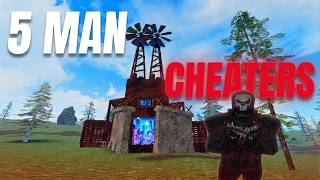 ONLINE RAIDING A 5 MAN OF SCRIPTING CHEATERS ON FALLEN SURVIVAL USING NHAC BEST FALLEN HVH SCRIPT