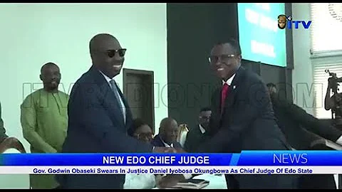 Gov. Obaseki swears-in new Chief Judge