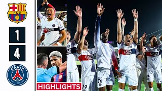 🔴🔵Barcelona vs PSG (1-4) | HIGHLIGHTS - All Goals: UEFA Champions League 2023\/24