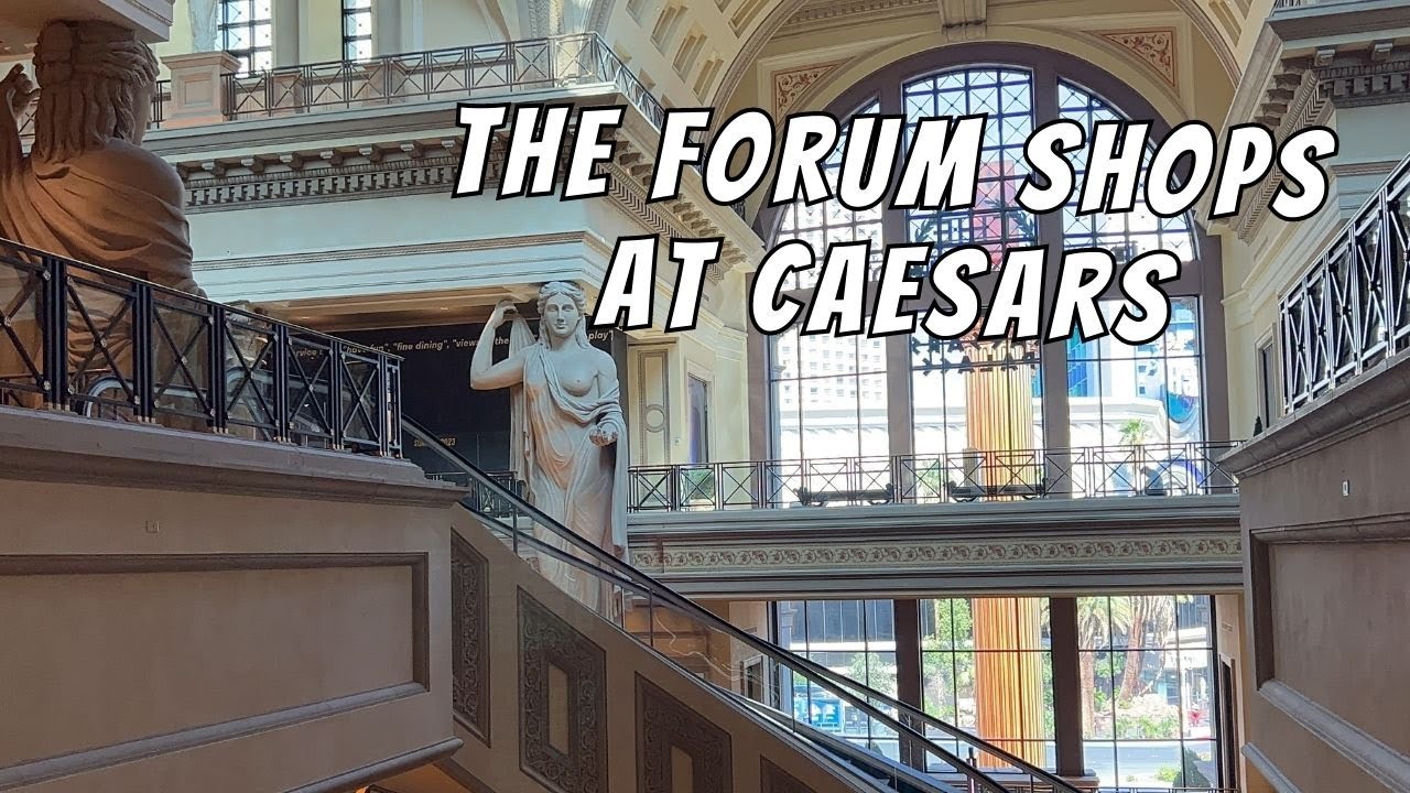 Walking The Forum Shops at Caesars Palace Las Vegas | Las Vegas Luxury Shopping on The Strip