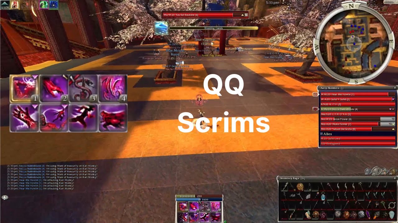 GvG QQ Scrims 2025/08/31 - Guild Wars