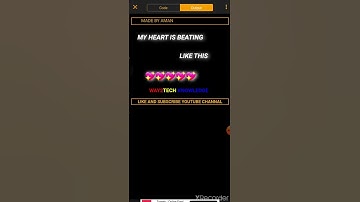 #short #shortvideo #firstshortvideo #youtubeshort This code was sent to me by a subscriber of mine.🤗