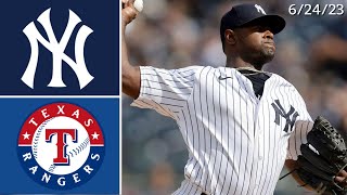 New York Yankees vs Texas Rangers | Game Highlights | 6/24/23