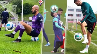 Footballers Freestyle Skills Show  🔥😮 ft. Eriksen, De Bruyne, Ronaldinho & More!