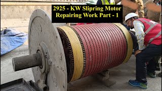 HT 6.6KVA, 2925KW, Slipring Rotor Repair Part  1