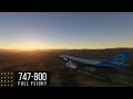 747 UPDATED FULL FLIGHT + AUTOLAND | MSFS | 4K | Innsbruck