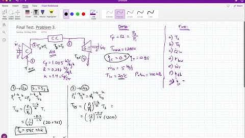 Thermodynamics: Brayton Cycle with real compressor and gas turbine
