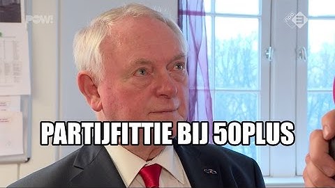 Partijfittie bij 50Plus