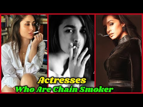 Smoking Addicted Bollywood Actresses | Priyanka Chopra, Shraddha Kapoor, Alia Bhatt, Kiara Advani