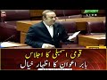 National Assembly session, Babar Awan's speech