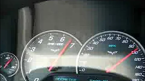 Corvette 2008 C6 4.10 gears 20 mph - 120 mph pull