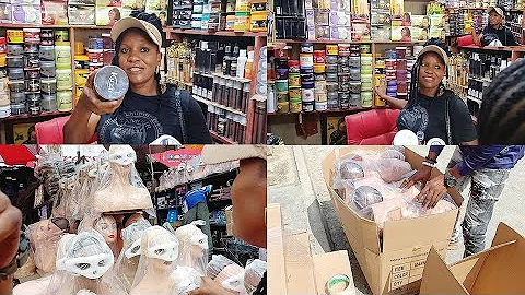 Buying Salon Tools & Revamp Items at Lagos' Largest Hair Market! 🛍️✨