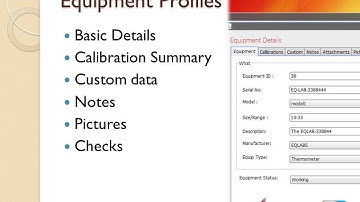 LAB : Calibration and Equipment Management Software
