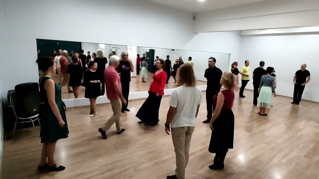 Французская кадриль, фигура 2  L'été, Карло Блазис 1830 (учебное видео с класса). Assemblés