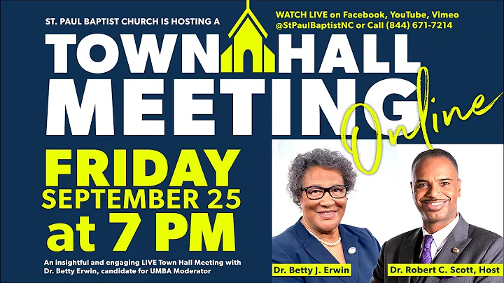 Townhall Meeting w/ Dr. Betty Erwin