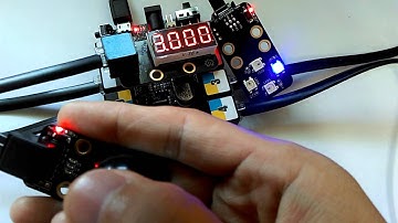 示範影片：mBlock & Arduino（24）使用 Me 七段顯示器模組計分之二