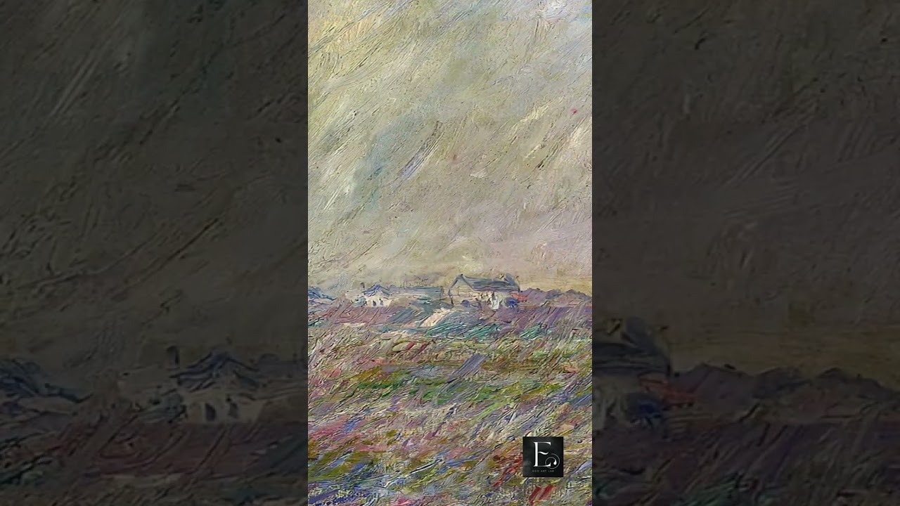 Claude Monet – Rain In Belle Île