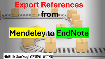 How to export references from #Mendeley to #EndNote (step-by-step) #research #academia